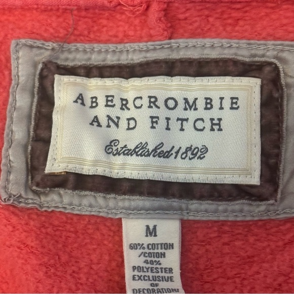 Vintage Abercrombie and Fitch A&F Logo Sweatpants Joggers Size Medium Y2K - Picture 4 of 9